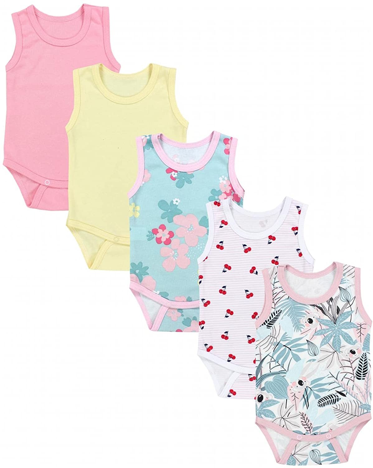 Tuptam Body Bebe Fille Lot De 5